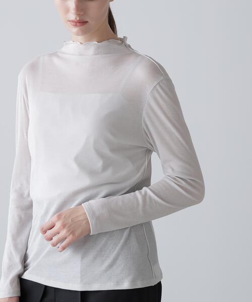 ADORE(アドーア)の「◆シアーフライストップス(Tシャツ/カットソー・レディース・ブルー/グレー/ブラック・38)」の13枚目の写真