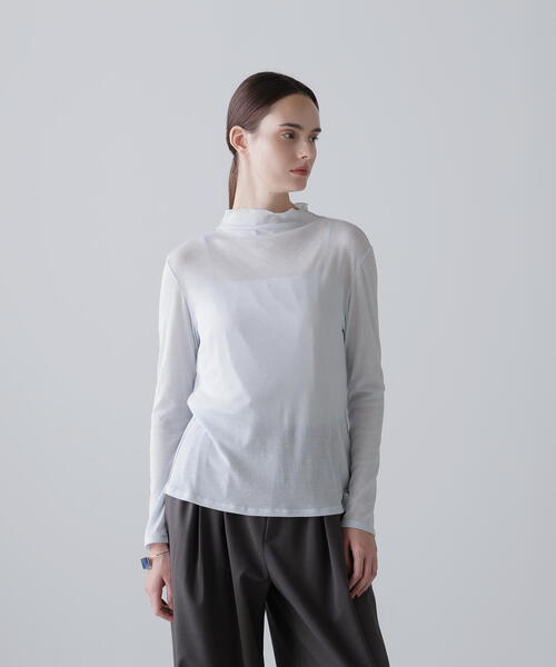 ADOREシアー付きTシャツ ◇シアーフライストップス（Tシャツ/カットソー）｜ADORE（アドーア