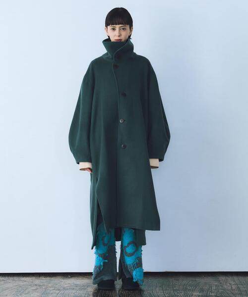 cwtch WOOL LONG COAT（ステンカラーコート）｜THE GOODLAND MARKET