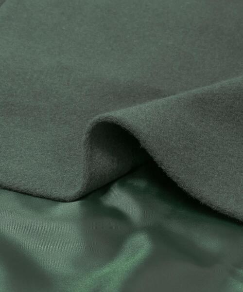 THE GOODLAND MARKET（ザグッドランドマーケット）の「cwtch　WOOL LONG COAT（ステンカラーコート・レディース・ブラック/グリーン/オートミール・FREE）」の13枚目の写真