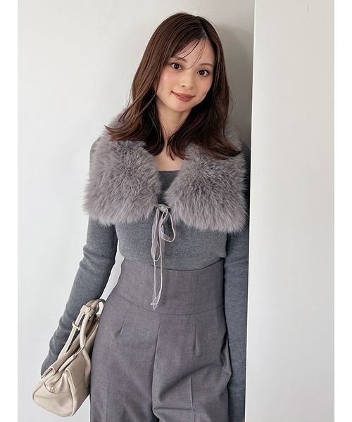 スナイデル　新品！ティペットファーニット セール】ティペットファーニット（ニット/セーター）｜SNIDEL