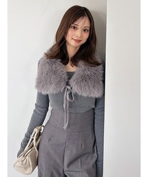 SNIDEL | ティペットファーニット(ニット/セーター)