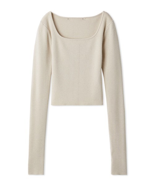 SNIDEL（スナイデル）の「ティペットファーニット（ニット/セーター・レディース・グレー/ライトベージュ/グリーン・F）」の20枚目の写真