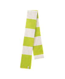 FENNEC（フェネック）の「BORDER STRIPE MUFFLER - GREEN（マフラー）」