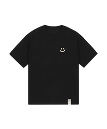 GRAVER（グレーバー）の「[UNISEX] Small Multi Flower Drawing Smile Short Sleeve Tee_Black（Tシャツ/カットソー・メンズ）」