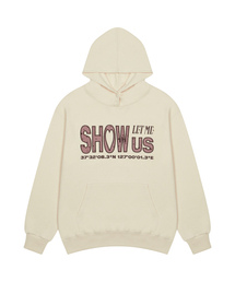 SH SHOW US STAR HOODIE(IVORY)