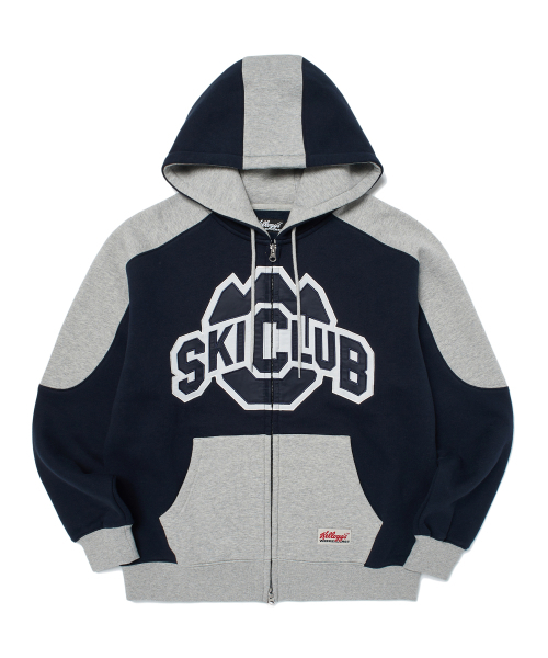 KELLOGGS SKI CLUB ZIPUP HOODIE (NAVY)