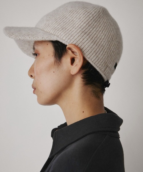 VION(ヴィオン)の「リブニットキャップ / Rib Knit Cap(キャップ・レディース・グレー/ベージュ・FREE)」の12枚目の写真