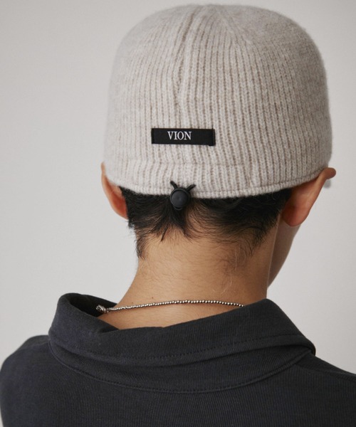 VION(ヴィオン)の「リブニットキャップ / Rib Knit Cap(キャップ・レディース・グレー/ベージュ・FREE)」の13枚目の写真