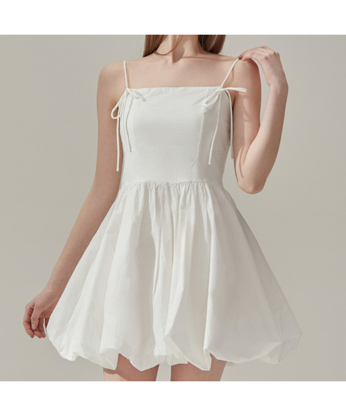 White Balloon Mini One Piece（ワンピース）｜VIKINI VENDER（ビキニ