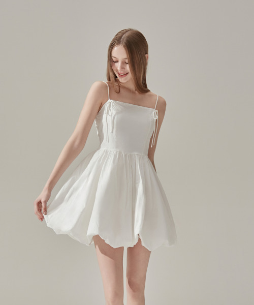 White Balloon Mini One Piece（ワンピース）｜VIKINI VENDER（ビキニ