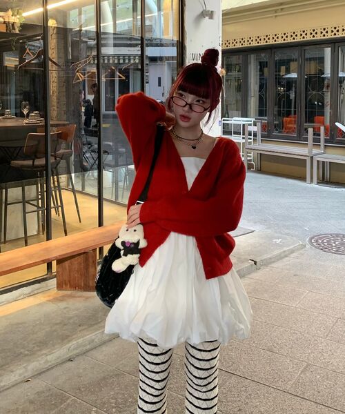 White Balloon Mini One Piece（ワンピース）｜VIKINI VENDER（ビキニ