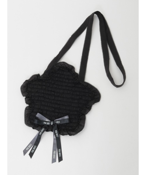 PINK HOUSE（ピンクハウス）の「星形フリルポシェット（ショルダーバッグ・レディース・ブラック/ピンク/イエロー/ライトブルー/ホワイト・フリー）」の3枚目の写真