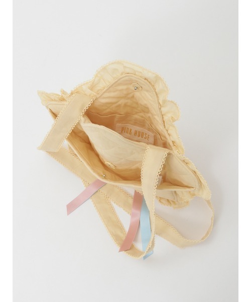 PINK HOUSE（ピンクハウス）の「星形フリルポシェット（ショルダーバッグ・レディース・ブラック/ピンク/イエロー/ライトブルー/ホワイト・フリー）」の13枚目の写真