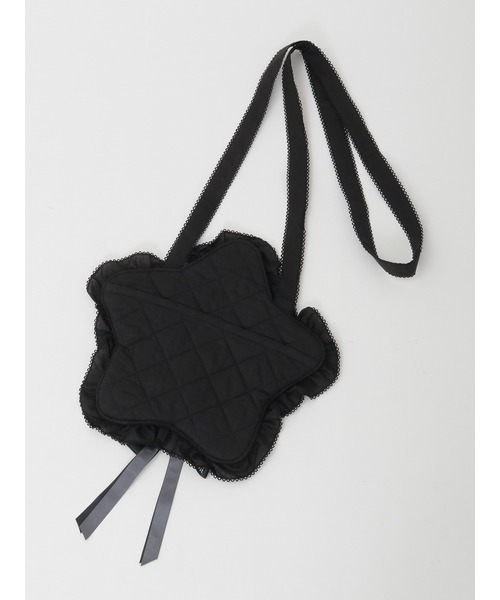 PINK HOUSE（ピンクハウス）の「星形フリルポシェット（ショルダーバッグ・レディース・ブラック/ピンク/イエロー/ライトブルー/ホワイト・フリー）」の15枚目の写真