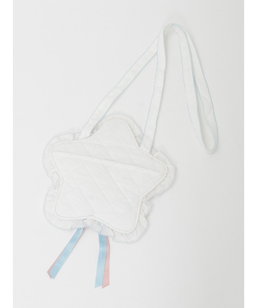 PINK HOUSE（ピンクハウス）の「星形フリルポシェット（ショルダーバッグ・レディース・ブラック/ピンク/イエロー/ライトブルー/ホワイト・フリー）」の18枚目の写真