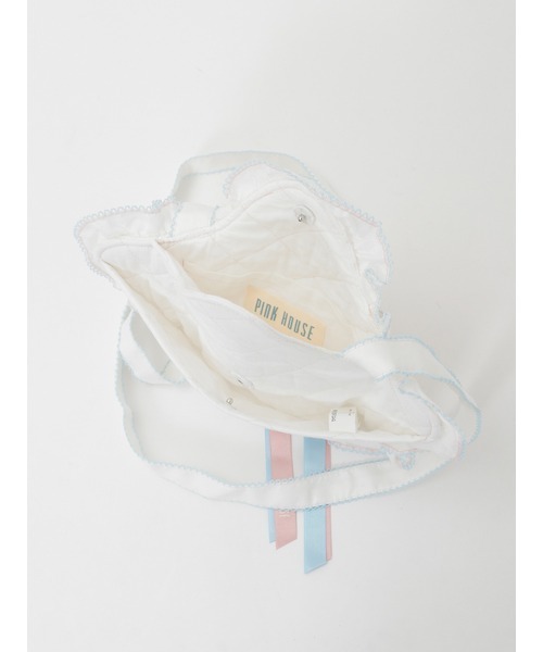 PINK HOUSE（ピンクハウス）の「星形フリルポシェット（ショルダーバッグ・レディース・ブラック/ピンク/イエロー/ライトブルー/ホワイト・フリー）」の19枚目の写真