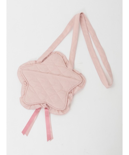 PINK HOUSE（ピンクハウス）の「星形フリルポシェット（ショルダーバッグ・レディース・ブラック/ピンク/イエロー/ライトブルー/ホワイト・フリー）」の21枚目の写真