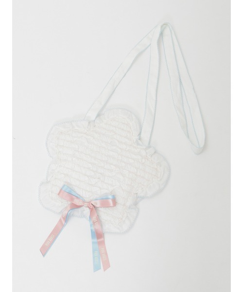 PINK HOUSE（ピンクハウス）の「星形フリルポシェット（ショルダーバッグ・レディース・ブラック/ピンク/イエロー/ライトブルー/ホワイト・フリー）」の17枚目の写真