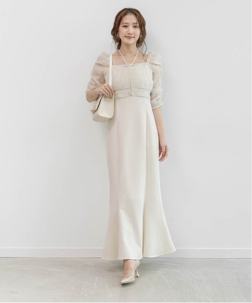 RANDA(ランダ)の「マルチWAYトップス&キャミワンピースセット(ワンピース・レディース・ピンク/アイボリー/ブルー・0/1)」の7枚目の写真