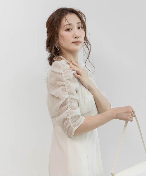 RANDA(ランダ)の「マルチWAYトップス&キャミワンピースセット(ワンピース・レディース・ピンク/アイボリー/ブルー・0/1)」の11枚目の写真