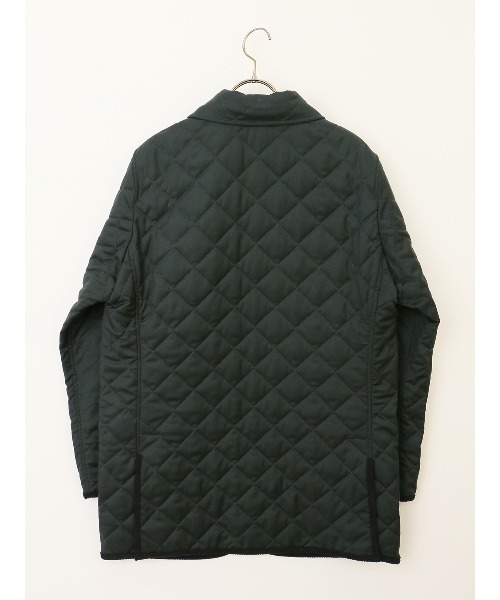 SUIT SQUARE(スーツスクエア)の「キルティングアウター CANONICO 21μPRUNELLE ウール 無地(その他アウター・メンズ・グリーン/ベージュ/ネイビー/チャコールグレー・S/M/L/LL)」の15枚目の写真