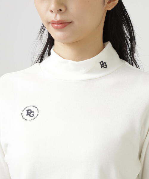 PEARLY GATES】セルヒートスムース両面起毛長袖ハイネックカットソー