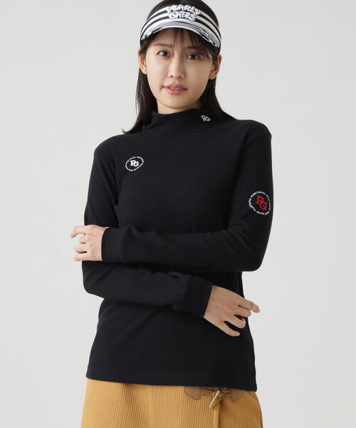 PEARLY GATES】セルヒートスムース両面起毛長袖ハイネックカットソー