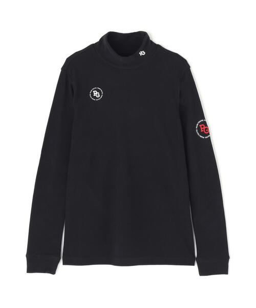 PEARLY GATES】セルヒートスムース両面起毛長袖ハイネックカットソー