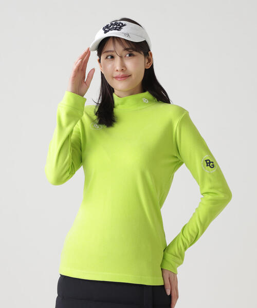 PEARLY GATES】セルヒートスムース両面起毛長袖ハイネックカットソー