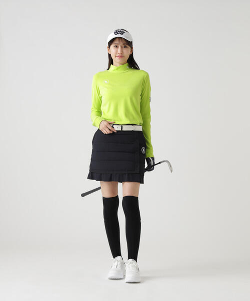 PEARLY GATES】セルヒートスムース両面起毛長袖ハイネックカットソー