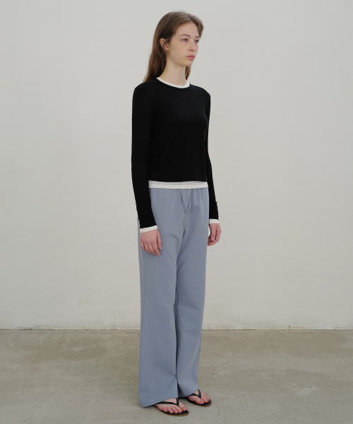 ANDNEEDS(アンドニーズ)の「Essential tencel tee (black)(Tシャツ/カットソー・レディース・その他・FREE)」の4枚目の写真