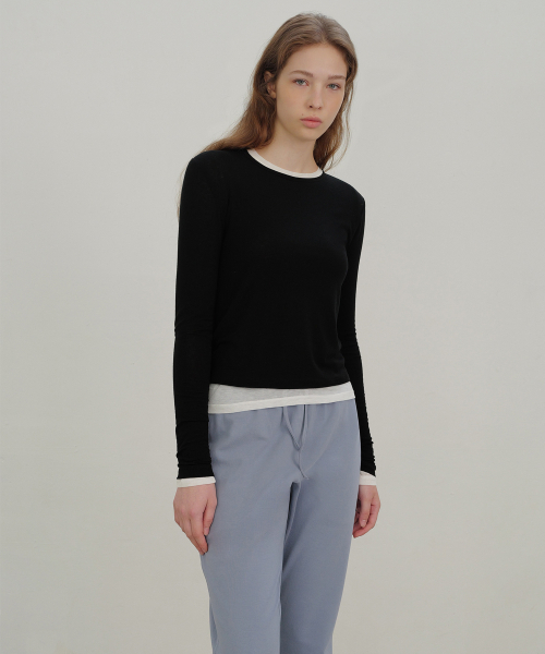 ANDNEEDS(アンドニーズ)の「Essential tencel tee (black)(Tシャツ/カットソー・レディース・その他・FREE)」の3枚目の写真