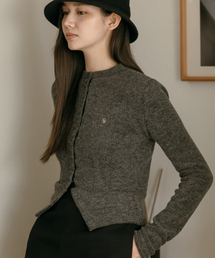 Quarry Wool Cardigan Knitwear _ Gray