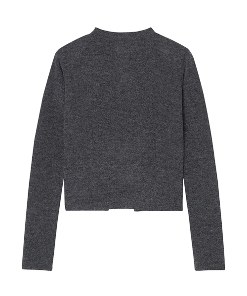 MAYVERU(メイバーユー)の「Quarry Wool Cardigan Knitwear _ Gray(カーディガン/ボレロ・レディース・チャコールグレー・SMALL/MEDIUM)」の16枚目の写真
