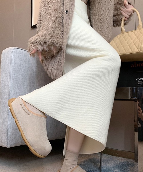裏起毛ロングスカート（スカート）｜2ly2（トゥーリートゥー）の