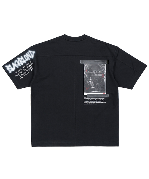 BLACK BLOND(ブラック ブロンド)の「ビビディ1982ノーシンパシー半袖Tシャツ(ブラック)(Tシャツ/カットソー・レディース・その他・MEDIUM/LARGE/X-LARGE)」の1枚目の写真
