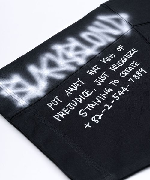BLACK BLOND(ブラック ブロンド)の「ビビディ1982ノーシンパシー半袖Tシャツ(ブラック)(Tシャツ/カットソー・レディース・その他・MEDIUM/LARGE/X-LARGE)」の6枚目の写真