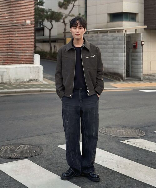 NONBLANK（ノンブランク）の「ショートワークジャケット_CAMEL（その他アウター・メンズ・キャメル・MEDIUM/LARGE/X-LARGE）」の3枚目の写真