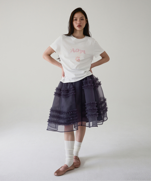 AOPT(アオプト)の「BUBBLY FIZZ UP T-SHIRT - PINK(Tシャツ/カットソー・レディース・その他・SMALL/MEDIUM)」の5枚目の写真