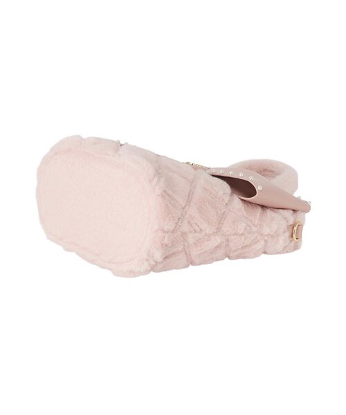 Maison de FLEUR（メゾンドフルール）の「フェイクファーパールリボントートバッグ（ハンドバッグ・レディース・ピンク/ホワイト・FREE）」の19枚目の写真