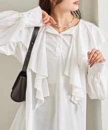 mystic | ラッフルカラー ブラウス(シャツ/ブラウス)