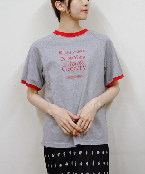 THE SINZONE/シンゾーン フレッシュマーケットリンガーTEE FRESH