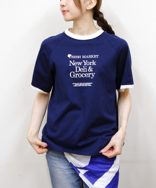 THE SINZONE/シンゾーン フレッシュマーケットリンガーTEE FRESH