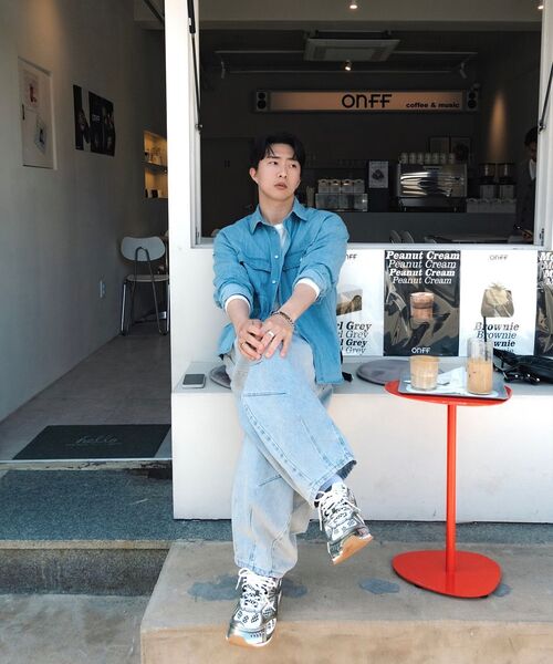DECET（デケト）の「Balloon Wide Jeans DCPT055LightBlueB（デニムパンツ・レディース・その他・26/28/30/32/34）」の19枚目の写真