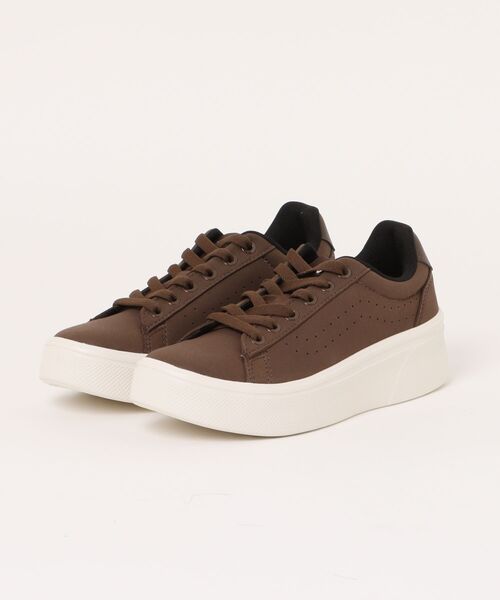 VANS(バンズ)の「VANS ヴァンズ PAYONK イサック V3952 BROWN/ECRU(スニーカー・レディース・ブラウン・4/4h/5/5h/6/6h/7/7h/8)」の1枚目の写真