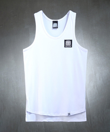 KIRTIMUKHA（キールティムカ）の「Square embroidery lecture layered nasi white（Tシャツ/カットソー）」