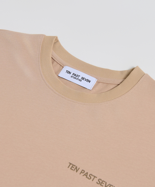 TEN PAST SEVEN(テン ファスト セブン)の「オーバーサイズTシャツ - ベージュ(Tシャツ/カットソー・メンズ・その他・SMALL/MEDIUM/LARGE)」の3枚目の写真