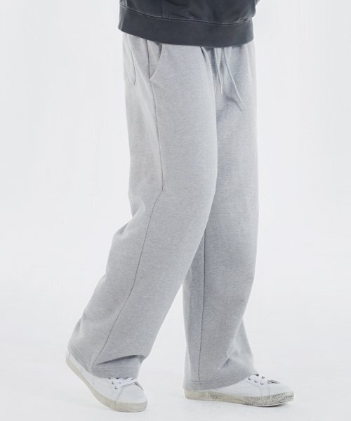 AKIA（アキア）の「ワンタックワイドラウンジスウェットパンツ[メランジグレー]（スウェットパンツ・メンズ・その他・MEDIUM/LARGE/X-LARGE）」の4枚目の写真