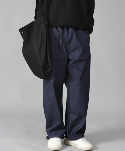 SAINTCREW（セントクルー）の「EX ワイドパンツ EXW-347 デニムインディゴ（デニムパンツ・メンズ・その他・MEDIUM/LARGE/X-LARGE）」の3枚目の写真